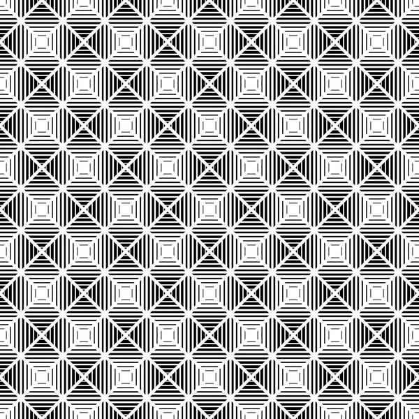 菱形和正方形的无缝模式。几何条纹 bac — 图库矢量图片
