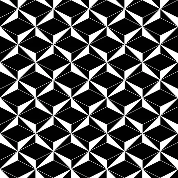 Nahtloses Muster von Rauten und Dreiecken. Geometrischer Hintergrund — Stockvektor