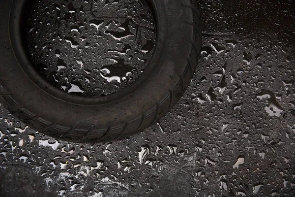 Gasoline Grease Road — Stock Photo, Image