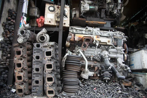 Repuestos Para Automóviles Taller Reparación Motores —  Fotos de Stock