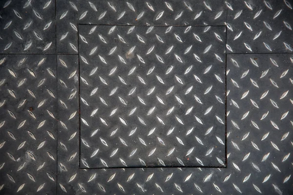 Textura Chapa Diamante Aço Sem Costura — Fotografia de Stock