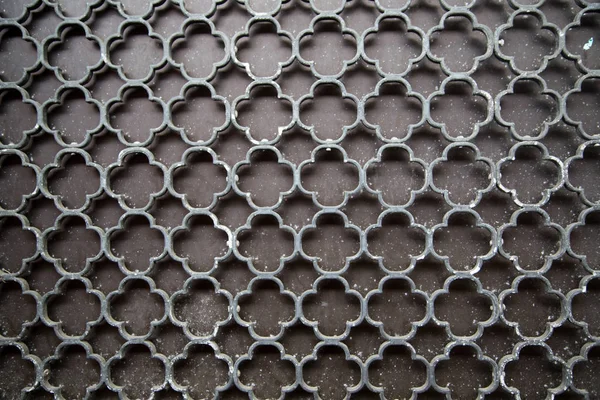 Železné Zdi Textury Detailní Záběr — Stock fotografie