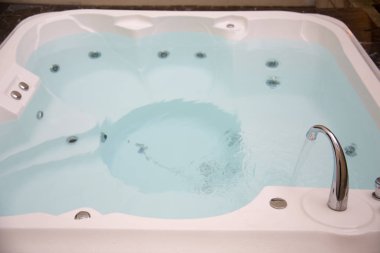 Spa havuzu yakın çekim