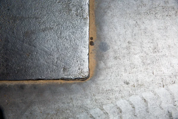 Grunge Metal Texture Copy Space — Stock Photo, Image