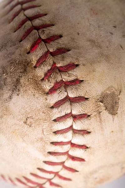 Vintage Baseball Konzept Hautnah Textur — Stockfoto