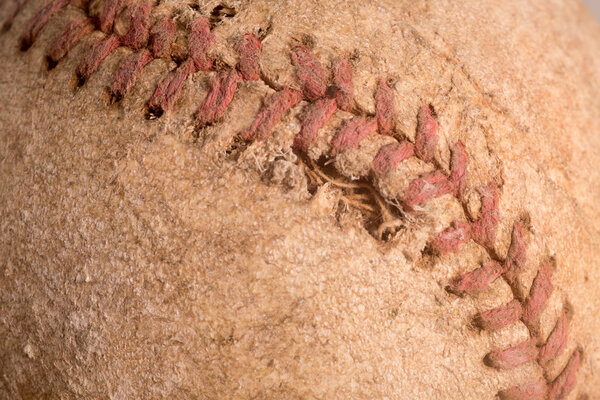 vintage baseball concept, Close up texture