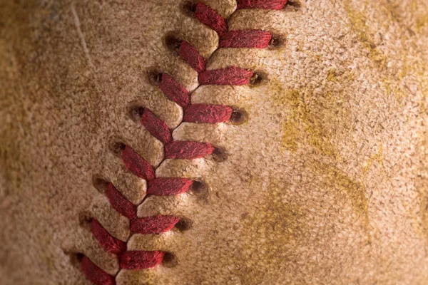 Vintaged Baseball Concept Close Texture — Stock Photo, Image