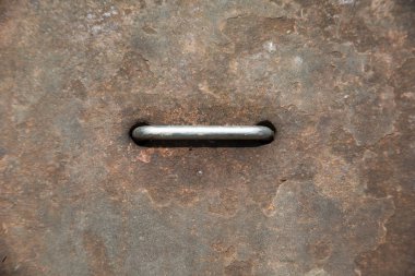 paslı çelik arka plan kopya alanı ile