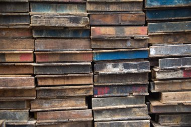 Ahşap dokuyu kapat.