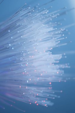 çok renkli fiber optik doku