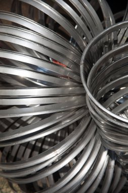 paslı demir arka plan kopya alanı ile