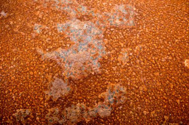 paslı demir arka plan kopya alanı ile