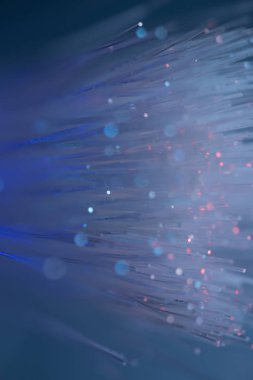çok renkli fiber optik doku