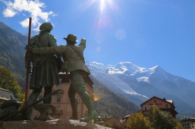 Aiguille Dağı Du Midi, Fransız Alpleri, Fransa.