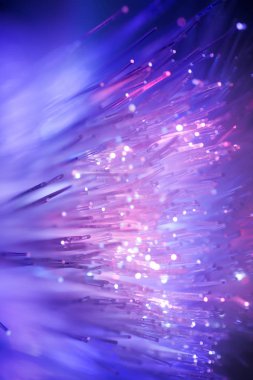 çok renkli fiber optik doku