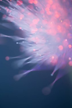 çok renkli fiber optik doku