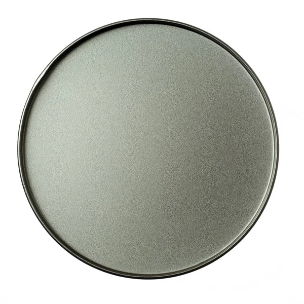 Ronde Van Aluminium Metal Cover — Stockfoto