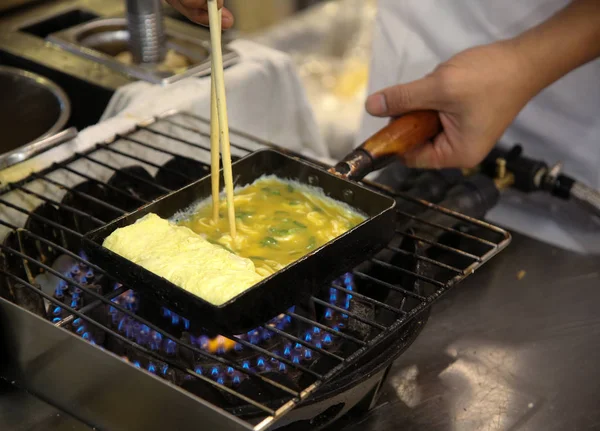 Comida Japonesa Cozinha Cena — Fotografia de Stock