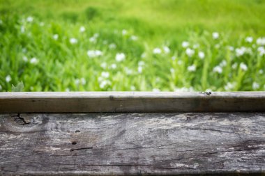 Kopyalama alanı olan tahta arkaplan