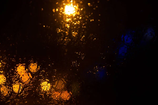 Abstrakter Hintergrund Mit Nachtlicht Und Bokeh — Stockfoto