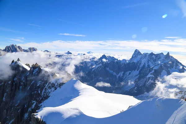 Mount Aiguille Midi Franse Alpen Frankrijk — Stockfoto