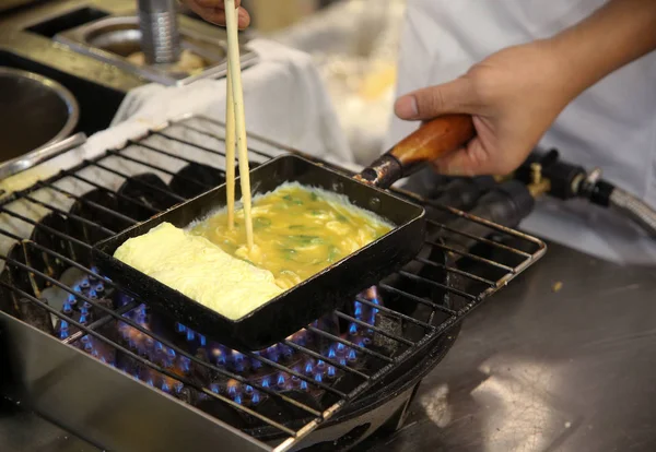 Comida Japonesa Cozinha Cena — Fotografia de Stock