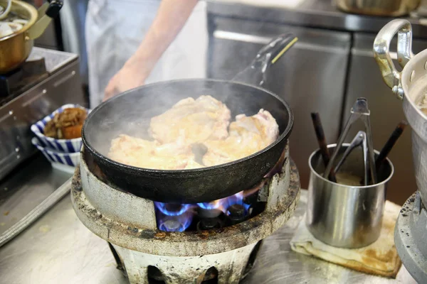 Comida Japonesa Cozinha Cena — Fotografia de Stock