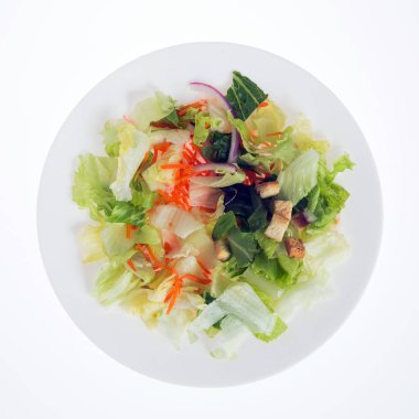 taze sebze salatası yakın çekim