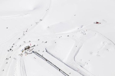 Aletsch Buzulu peyzaj jungfraujoch, Alpler, İsviçre