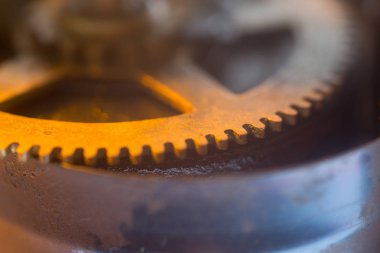 paslı çelik arka plan kopya alanı ile