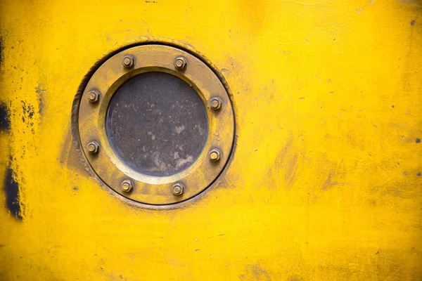 Old Ship Wall Yellow — Stock Photo, Image