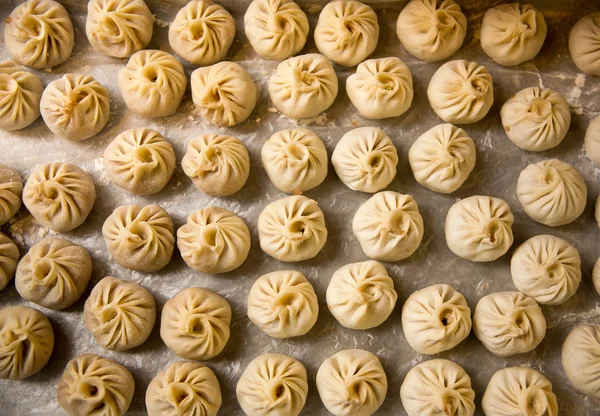 Gedämpfter Knödel Nahsicht — Stockfoto