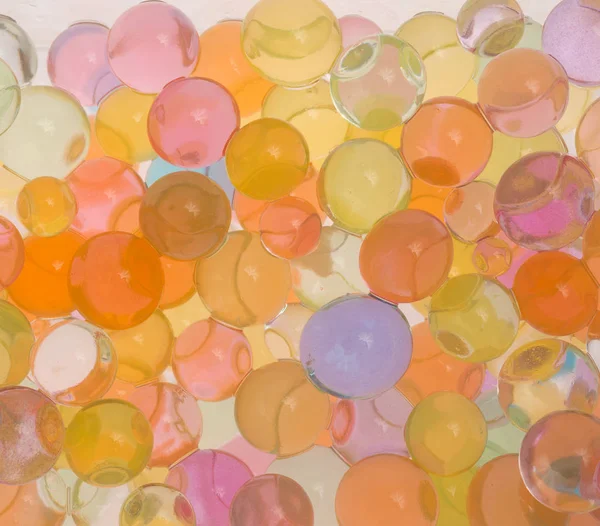 Gekleurde Water Ballen Textuur — Stockfoto