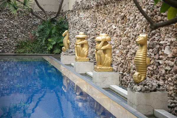 Decoración Artesanal Bali Garden — Foto de Stock