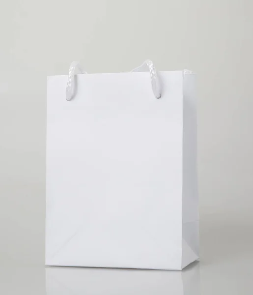 Recycle White Paper Bag — Stock Photo, Image