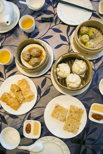 Dim Sum Des Hongkong Chinesischen Restaurants — Stockfoto