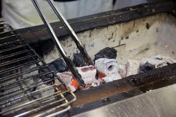 Comida Japonesa Cozinha Cena — Fotografia de Stock