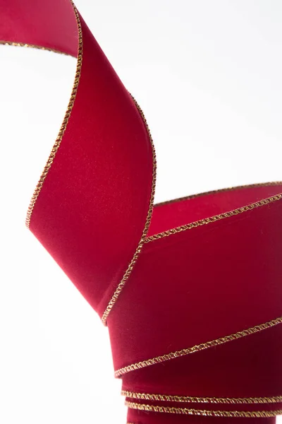 Textura Tela Seda Roja —  Fotos de Stock