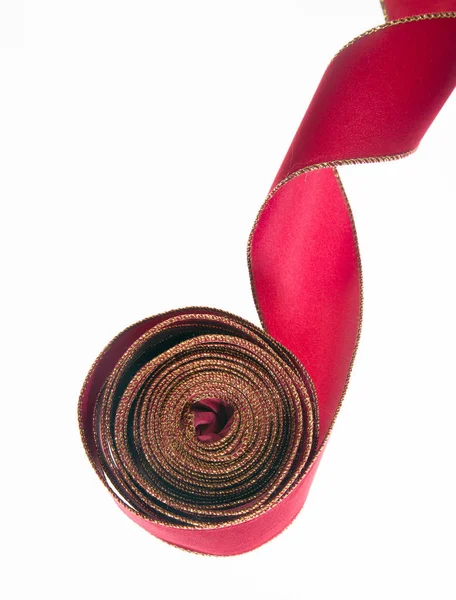 Red Silk Fabric Texture — Stock Photo, Image