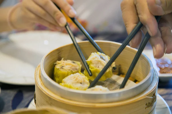 Dim Sum Des Hongkong Chinesischen Restaurants — Stockfoto