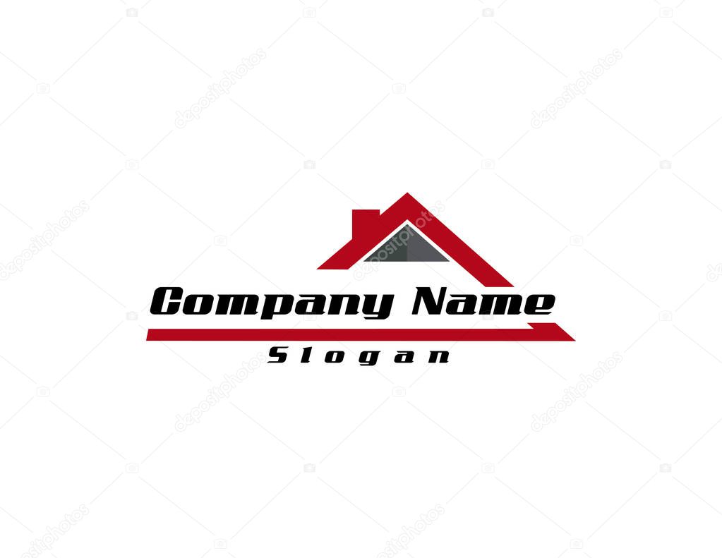 Abstract real estate logo