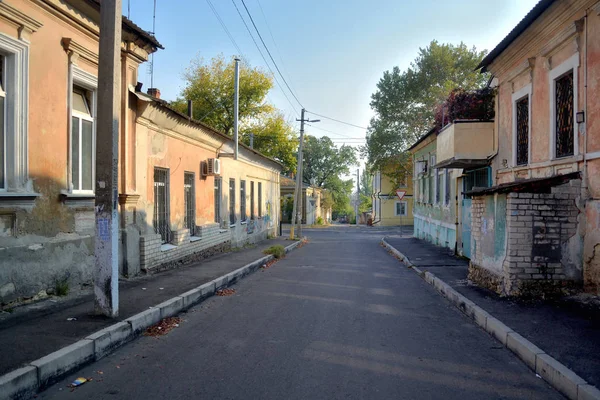 Kherson Ucrania Octubre 2018 Una Vista Las Típicas Calles Antiguas —  Fotos de Stock