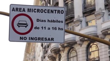 Yol işaret Buenos Aires, Arjantin. 