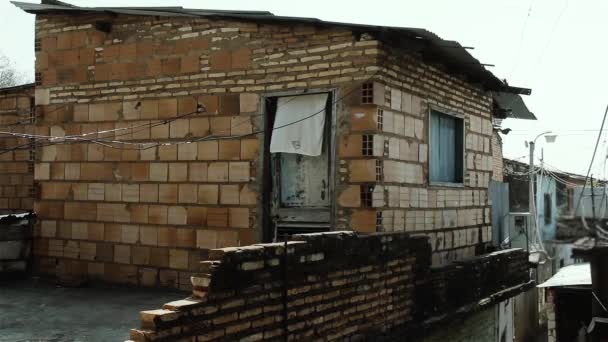巴拉圭亚松森的贫民窟 — 图库视频影像