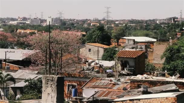 Asuncion Város Fővárosa Legnagyobb Városa Paraguay — Stock videók