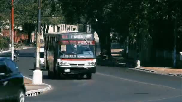 亚松森运动 交通时间中断 巴拉圭 — 图库视频影像