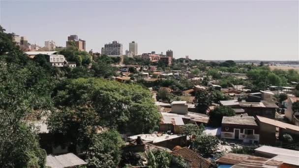Asuncion City Capitale Più Grande Città Del Paraguay — Video Stock