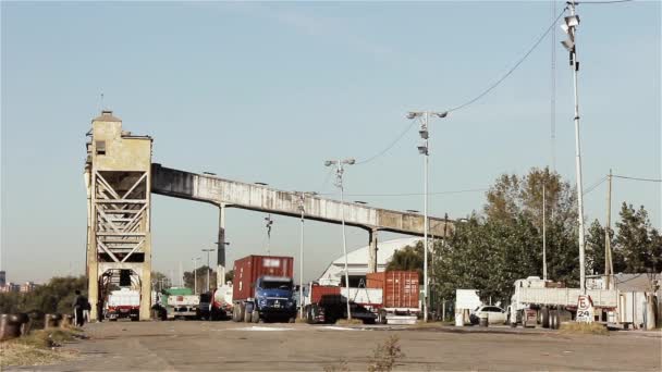 Zona Industrial Del Río Riachuelo Buenos Aires Argentina — Vídeos de Stock