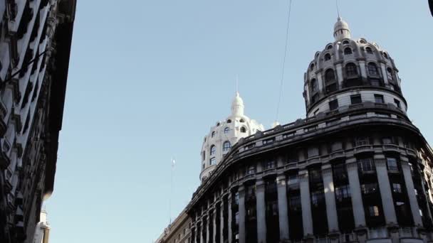 Épület Diagonal Avenue Buenos Aires Argentína — Stock videók