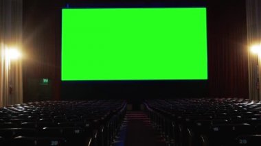 Sinema ile yeşil perde.